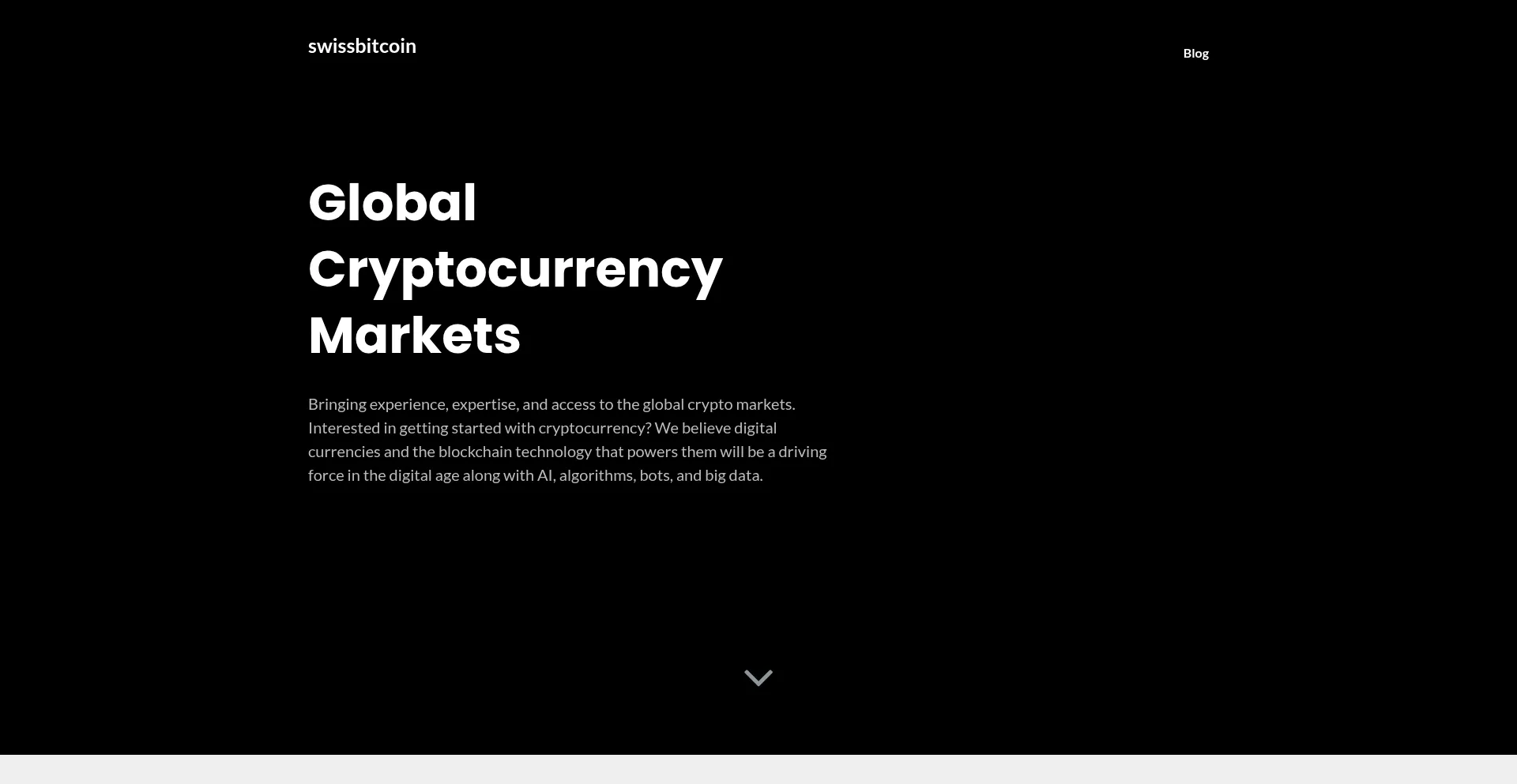 Website screenshot of Bitcoincboeetf.com