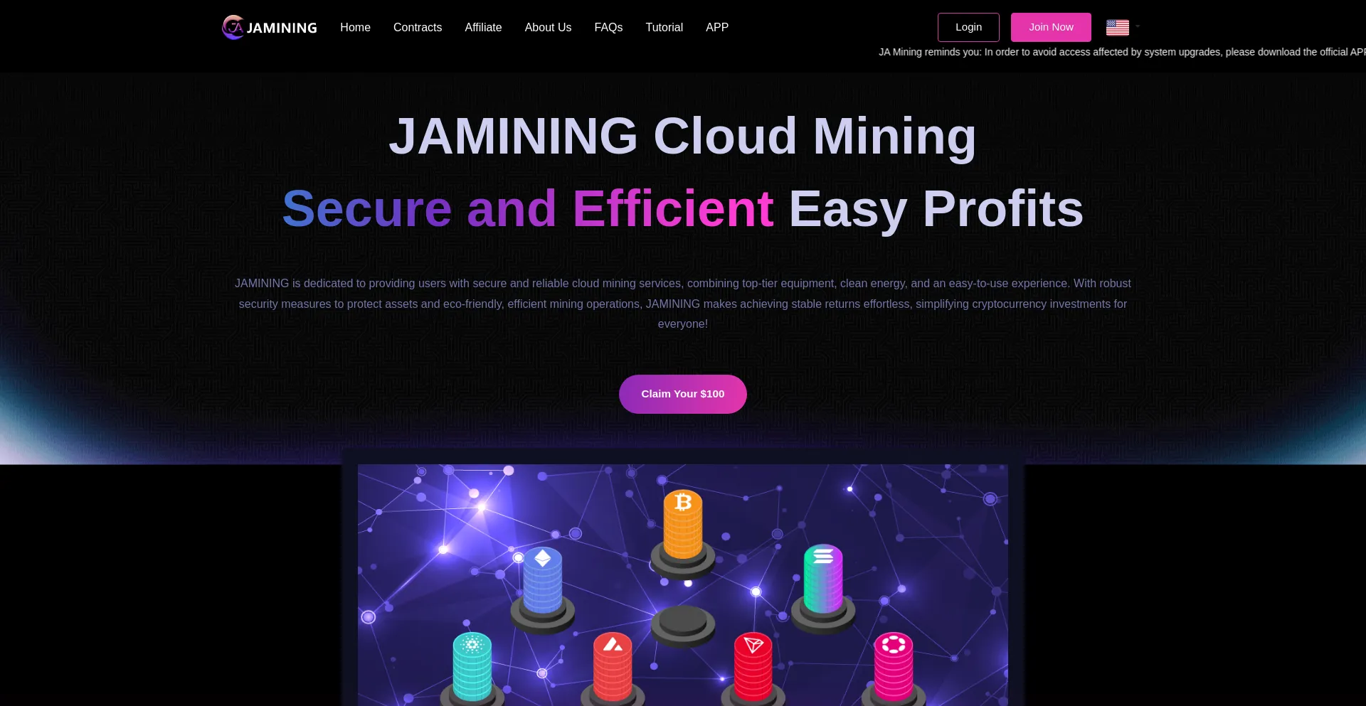 Website screenshot of Bitcoinistfinance.com