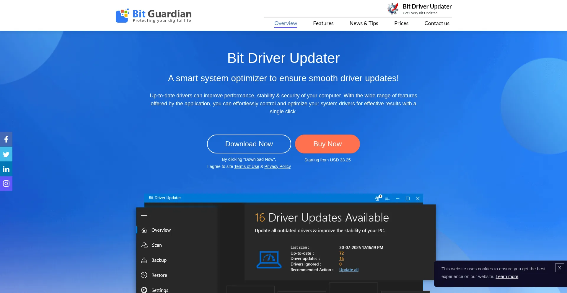 Bitdriverupdater.com Screenshot