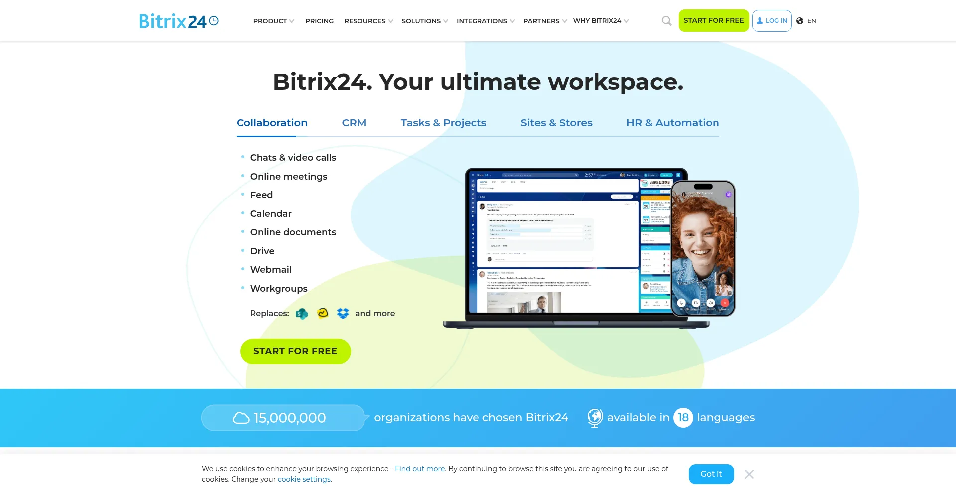 Bitrix24.com Screenshot