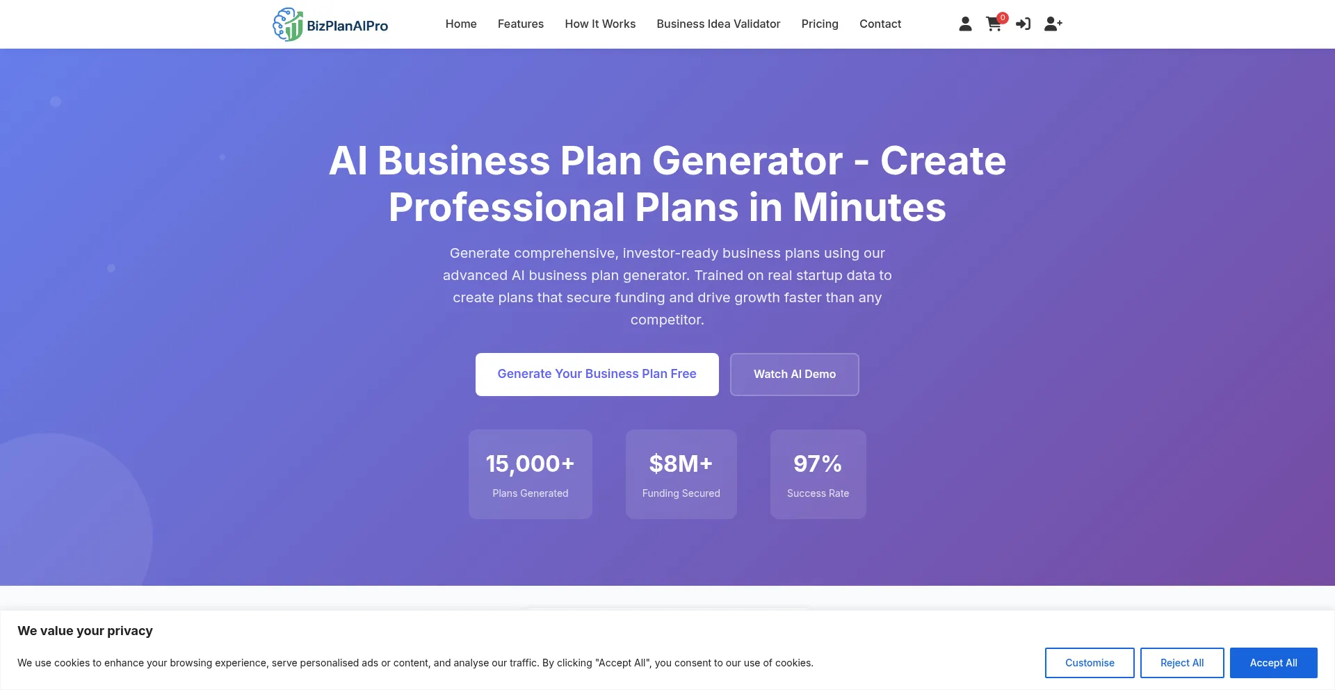 Ist Bizplanaipro.com sicher und vertrauenswürdig?