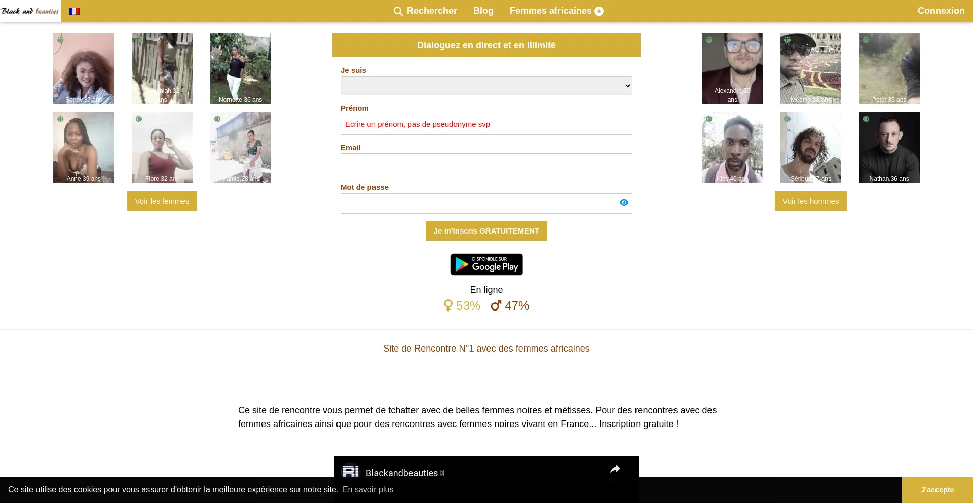 Ist Blackandbeauties.com sicher und vertrauenswürdig?