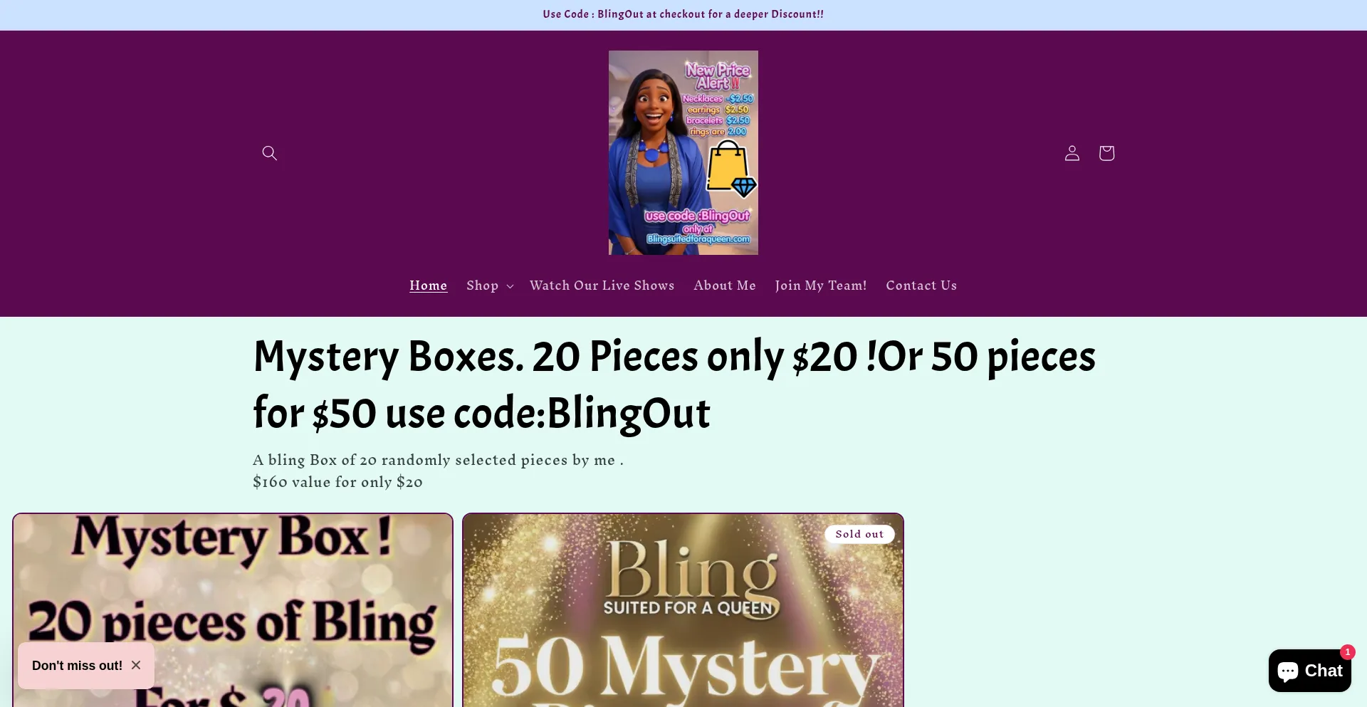 Blingsuitedforaqueen.com