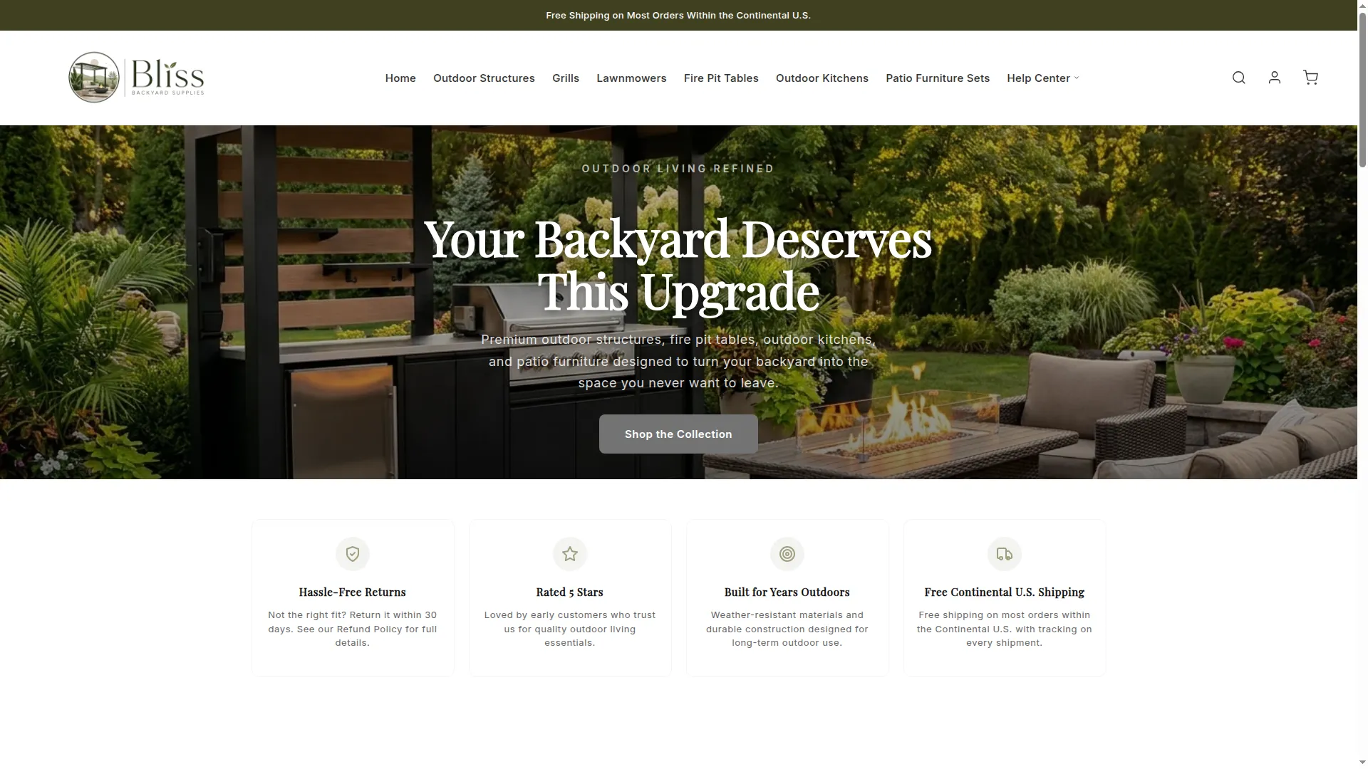 Blissbackyardsupplies.com