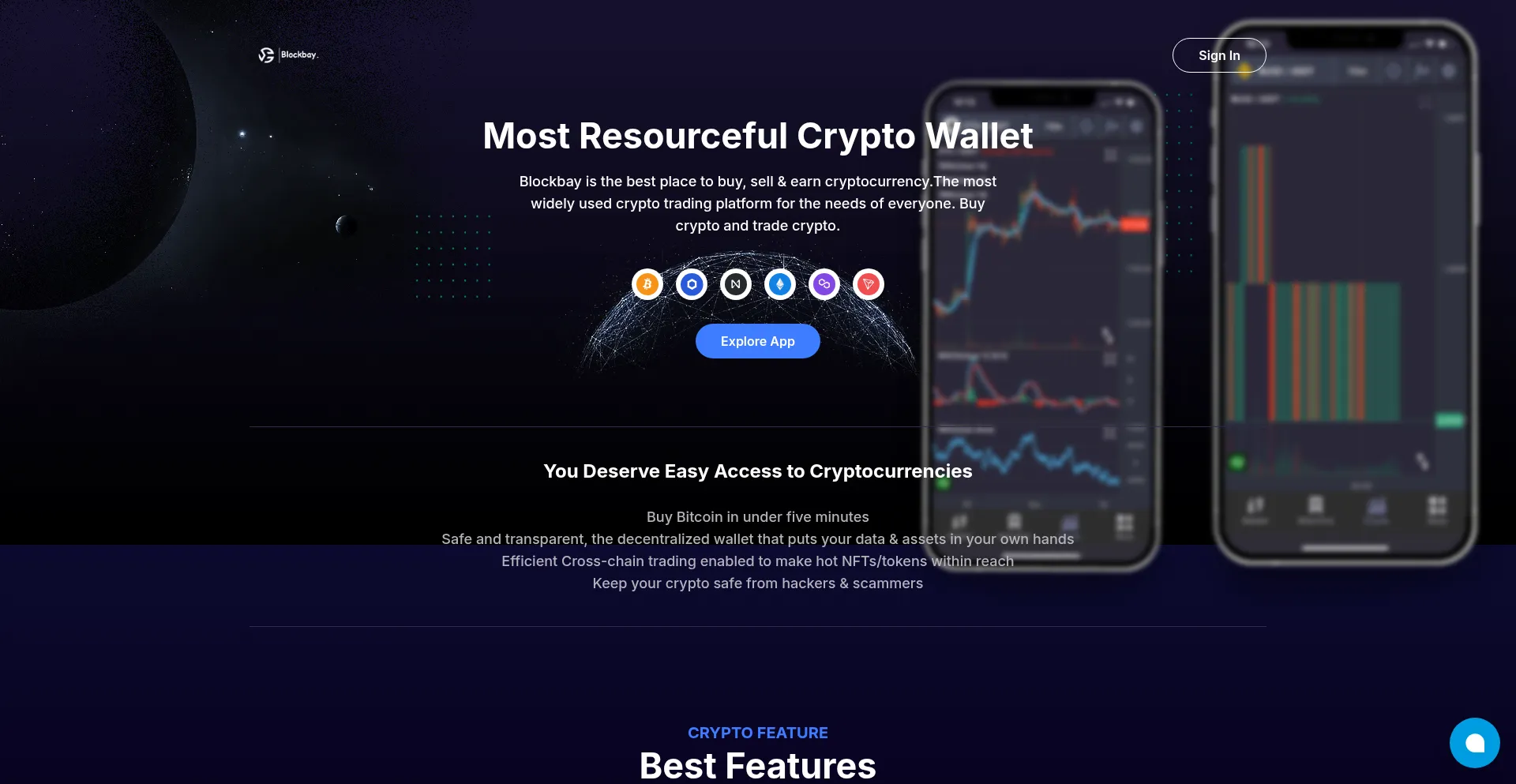 Website screenshot of Block-bay.top