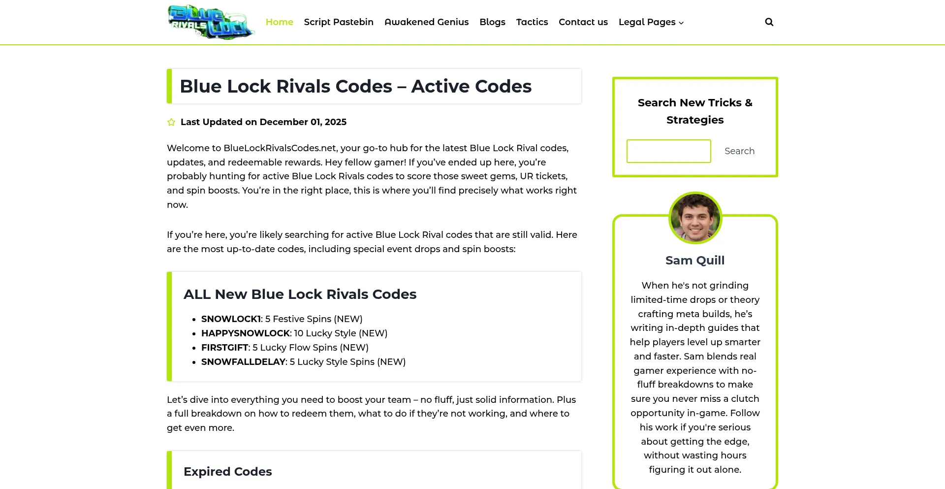 Bluelockrivalscodes.net