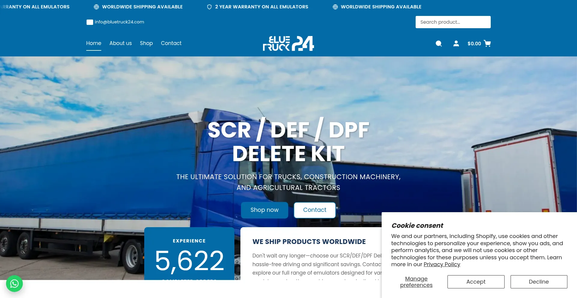 Bluetruck24.com