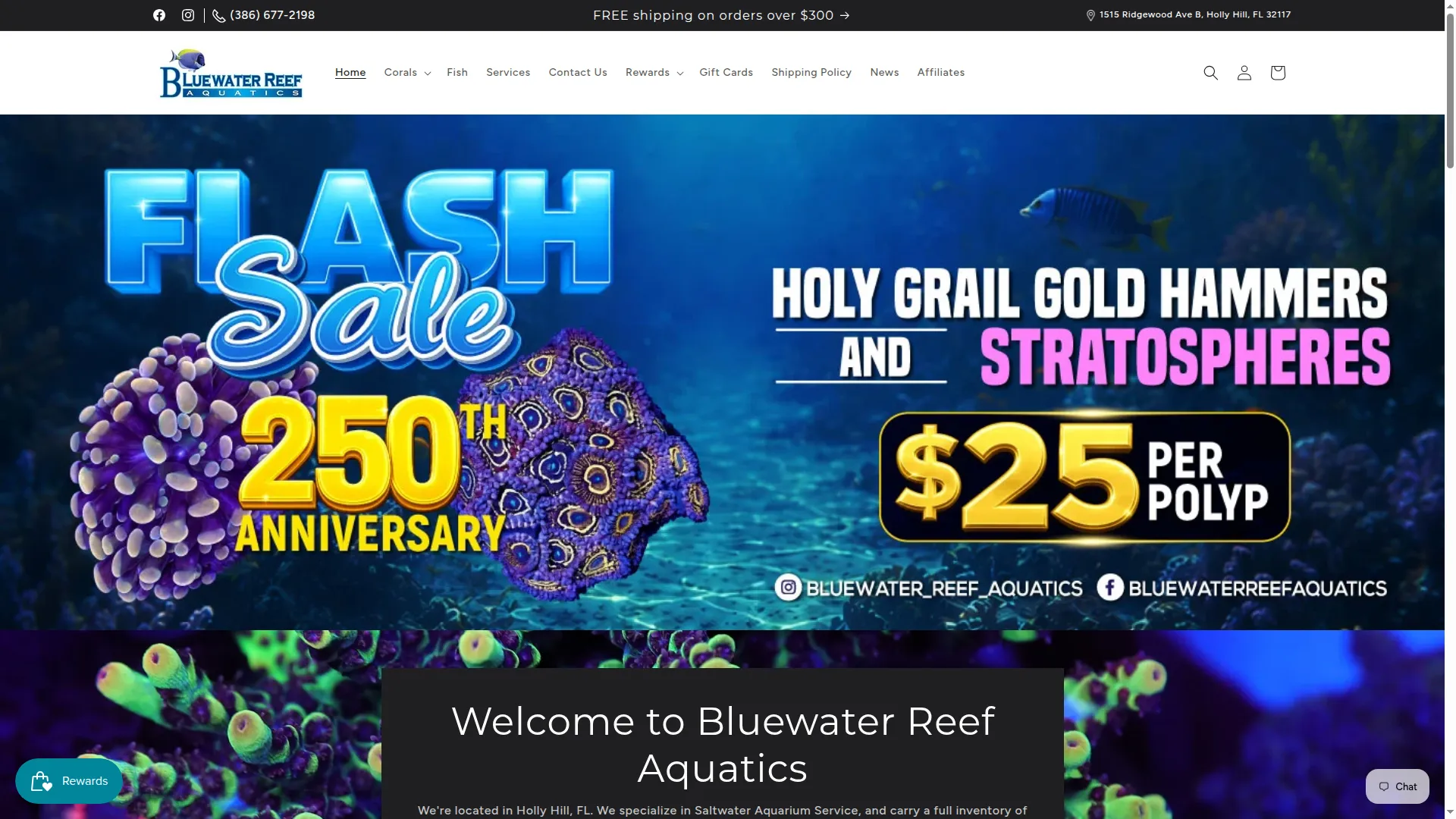 Bluewaterreefaquatics.com