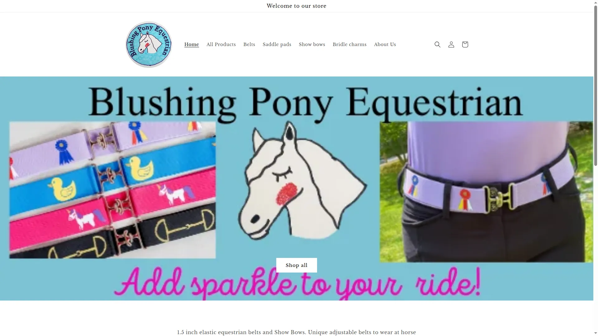 Blushingponyequestrian.com