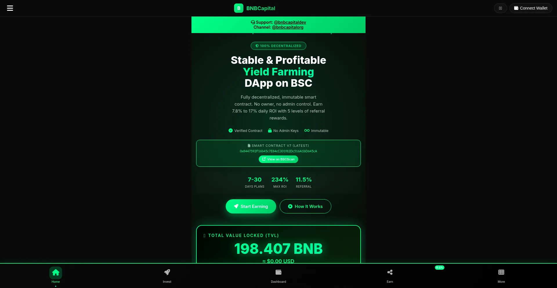 Ist Bnbcapital.org sicher und vertrauenswürdig?