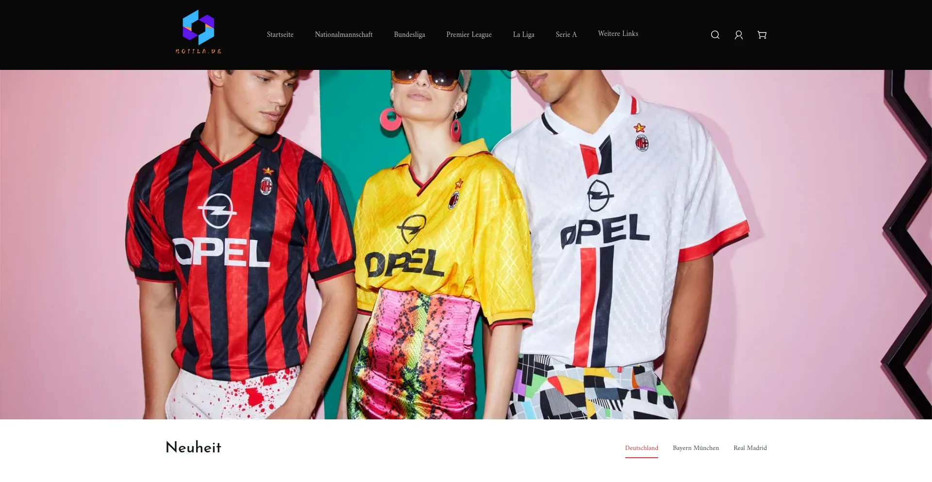 Website screenshot of Boiila.de