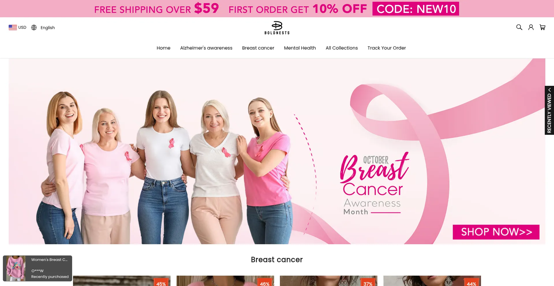 Boldnests.com Screenshot