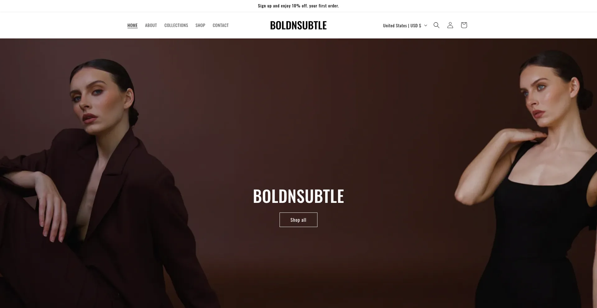 Boldnsubtle.com Screenshot