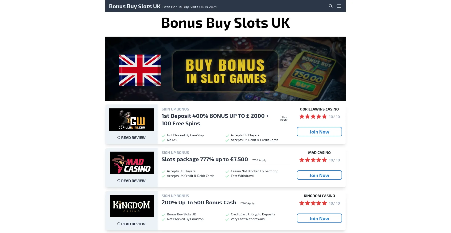 Ist Bonusbuyslotsuk.com sicher und vertrauenswürdig?
