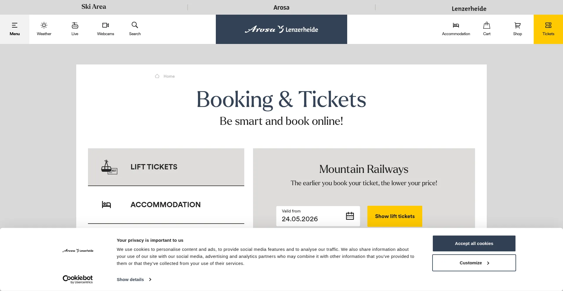 Booking.arosalenzerheide.swiss