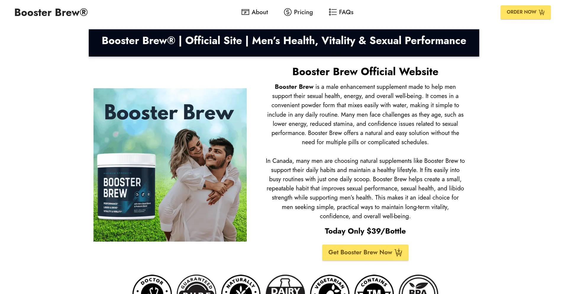 Ist Boosterbrews.ca sicher und vertrauenswürdig?