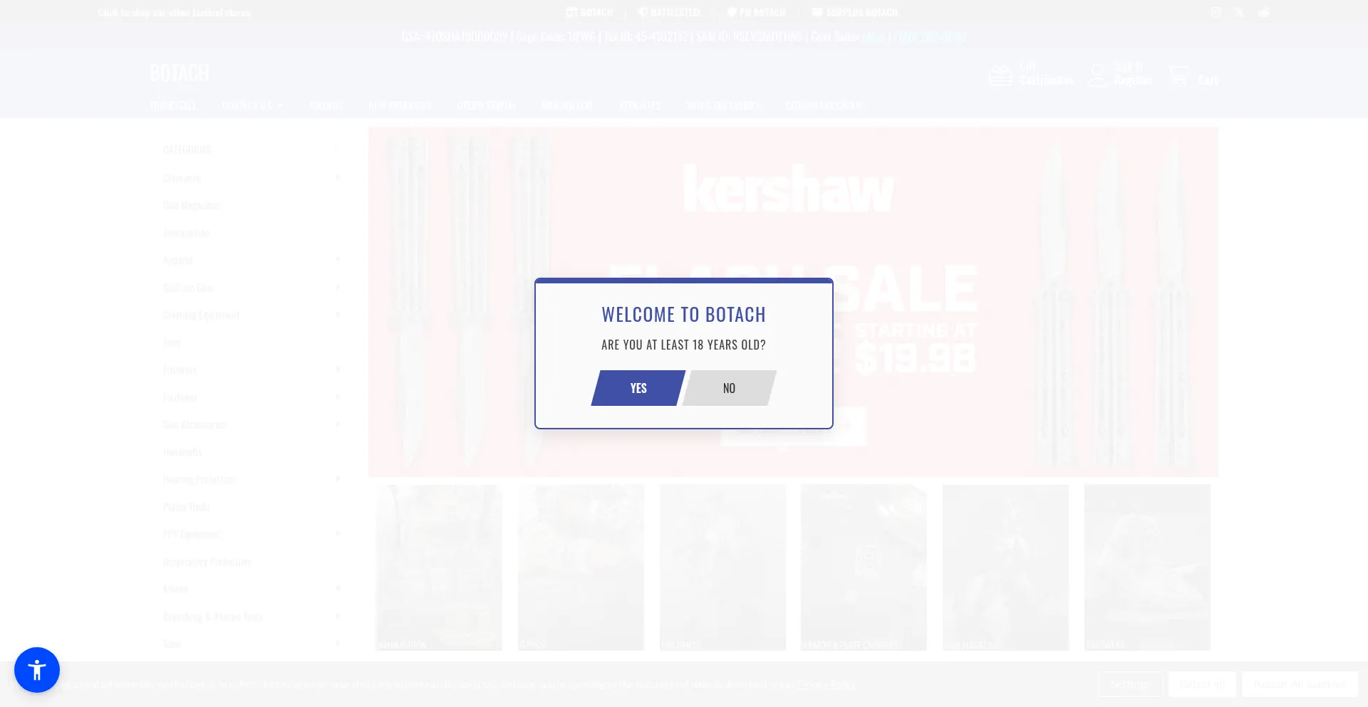 Botach.com Screenshot