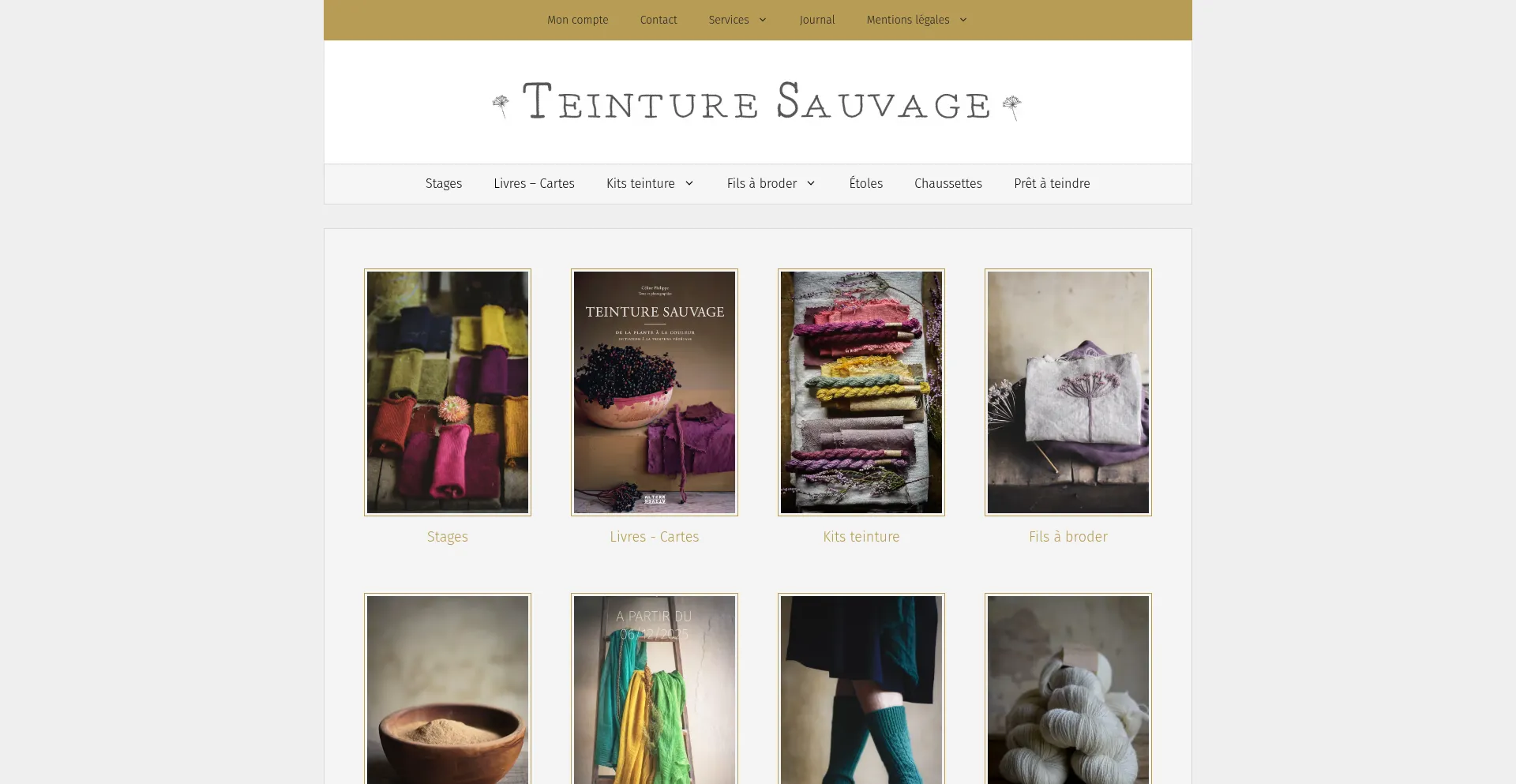 Boutique.teinturesauvage.fr