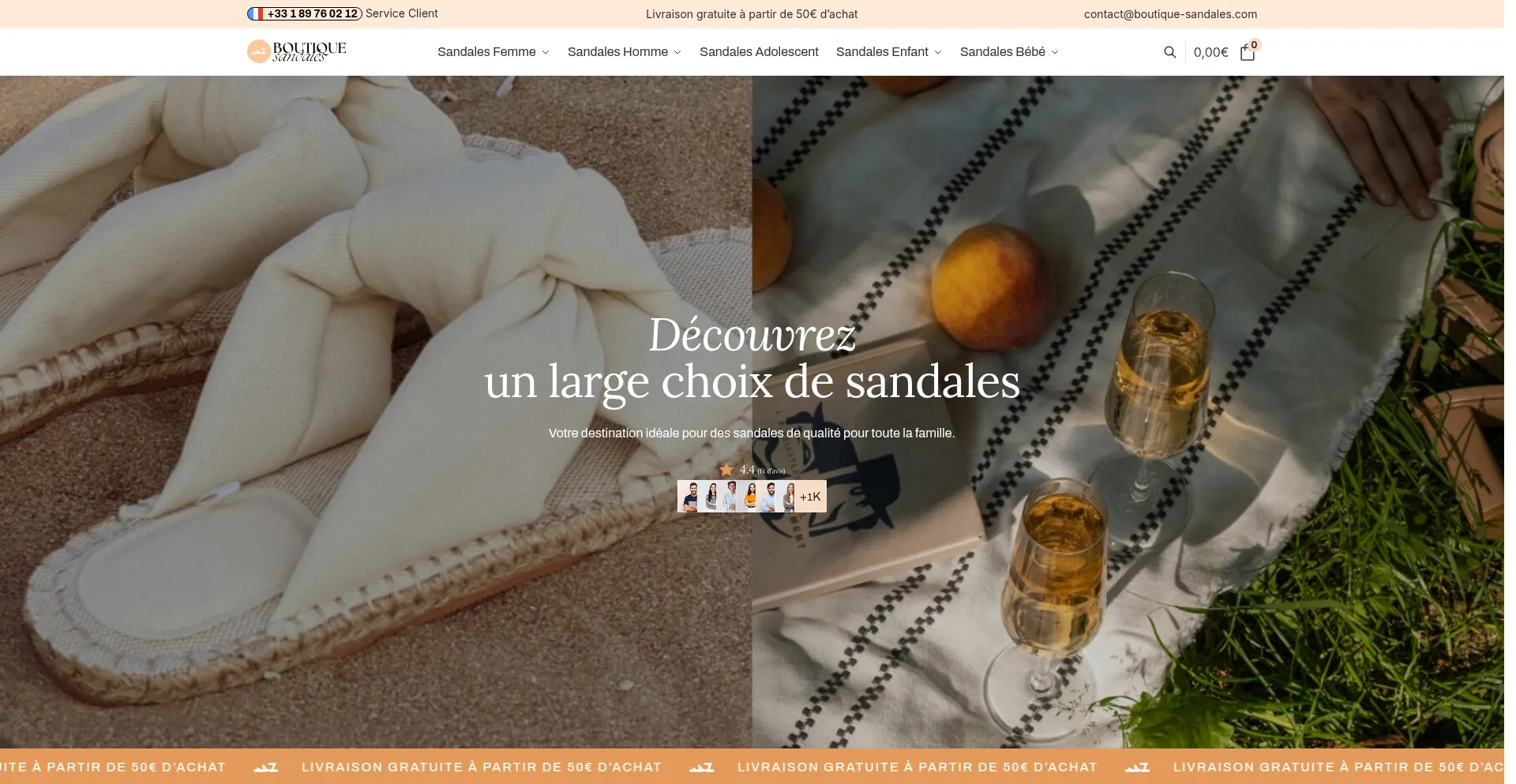 Boutique-sandales.com