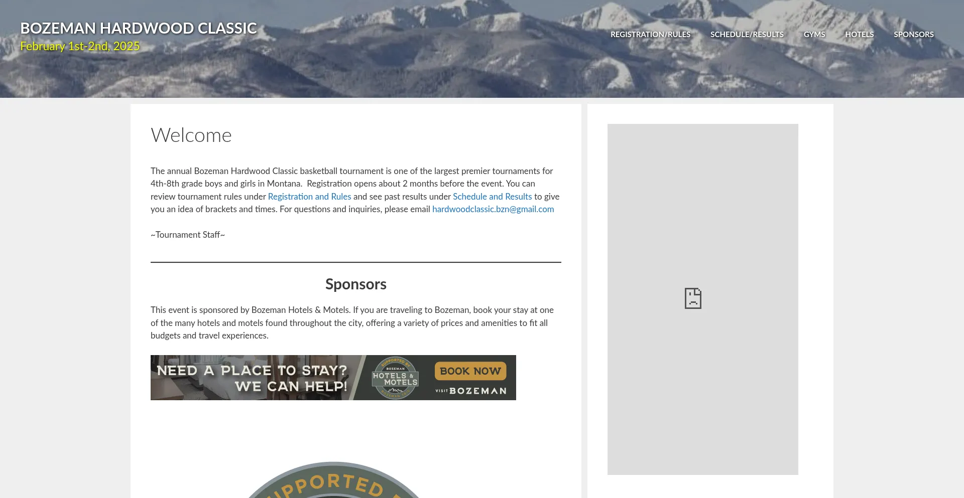 Bozemanhardwoodclassic.com Screenshot