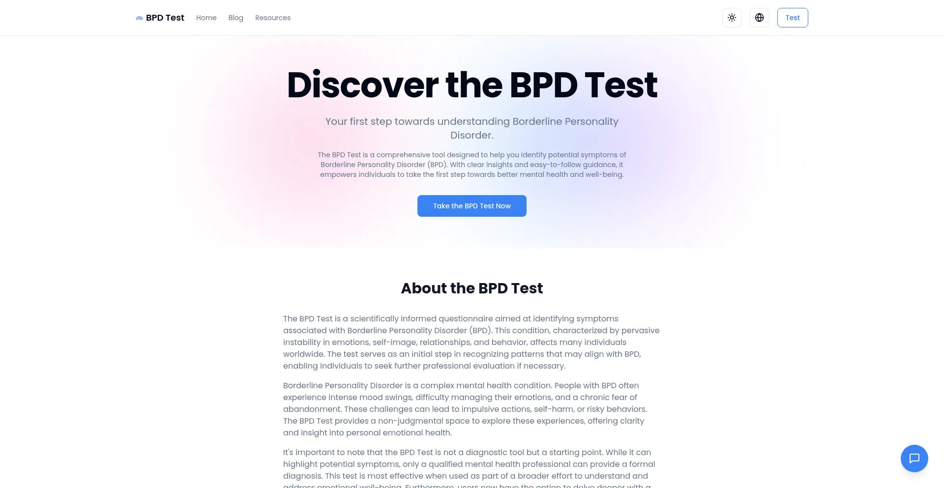 Bpdtest.me