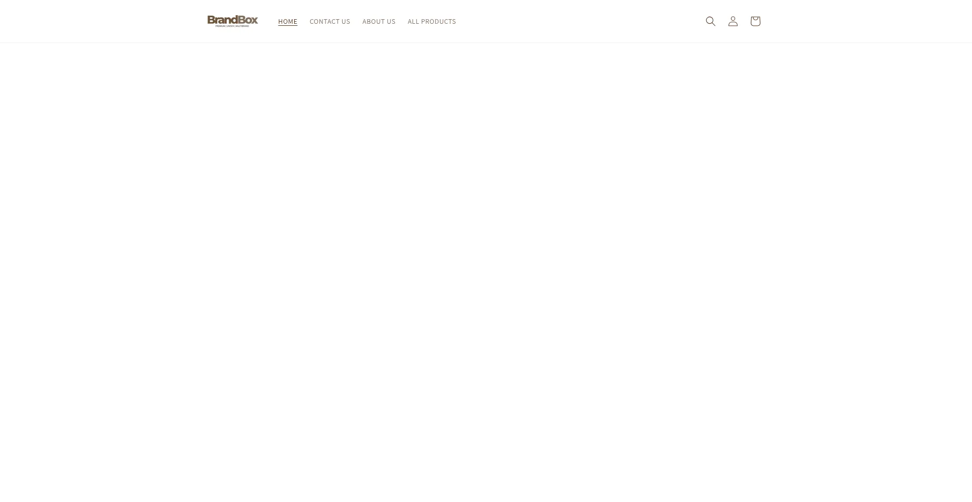 Website screenshot of Brandboxindia.in