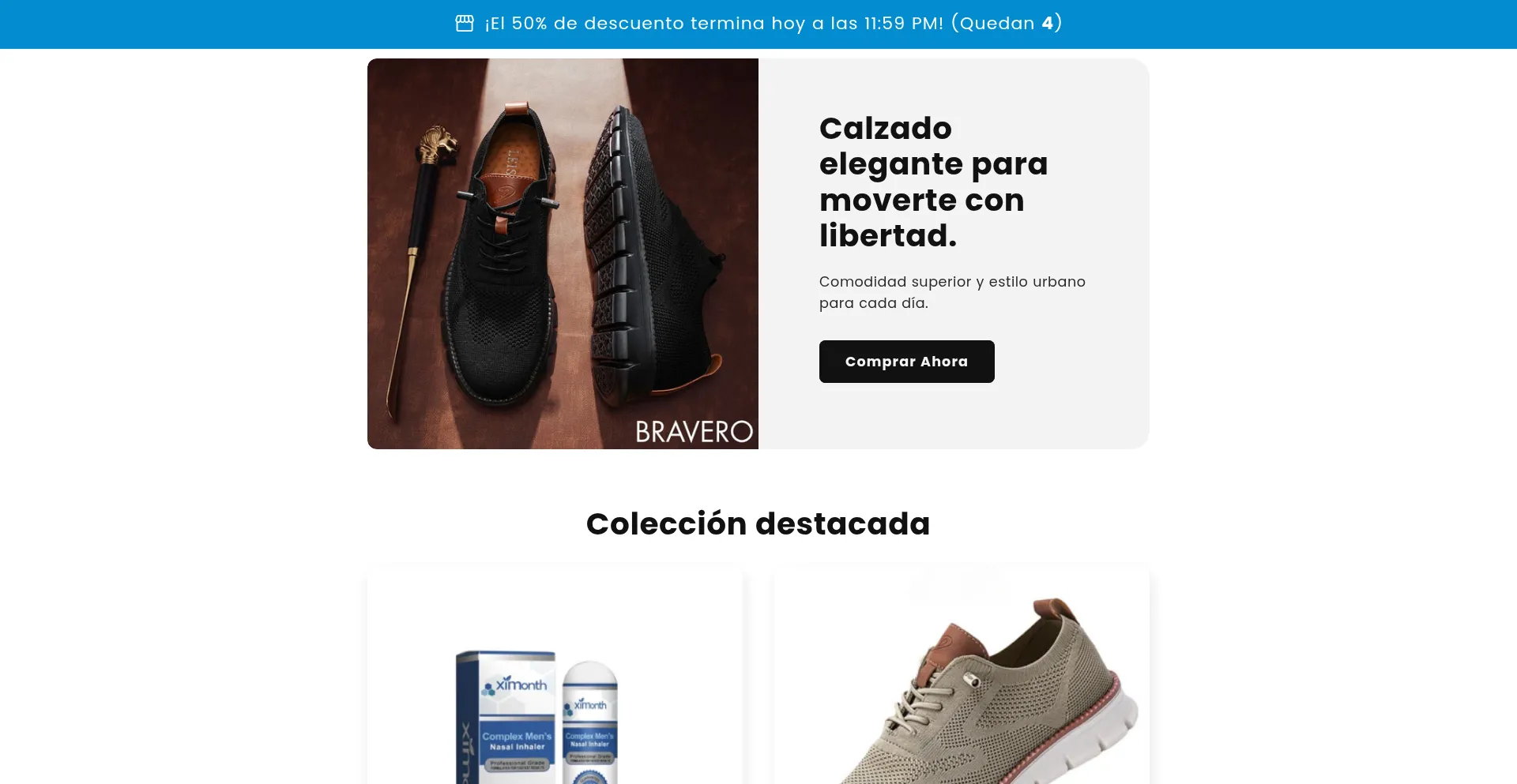 Website screenshot of Braveromx.com