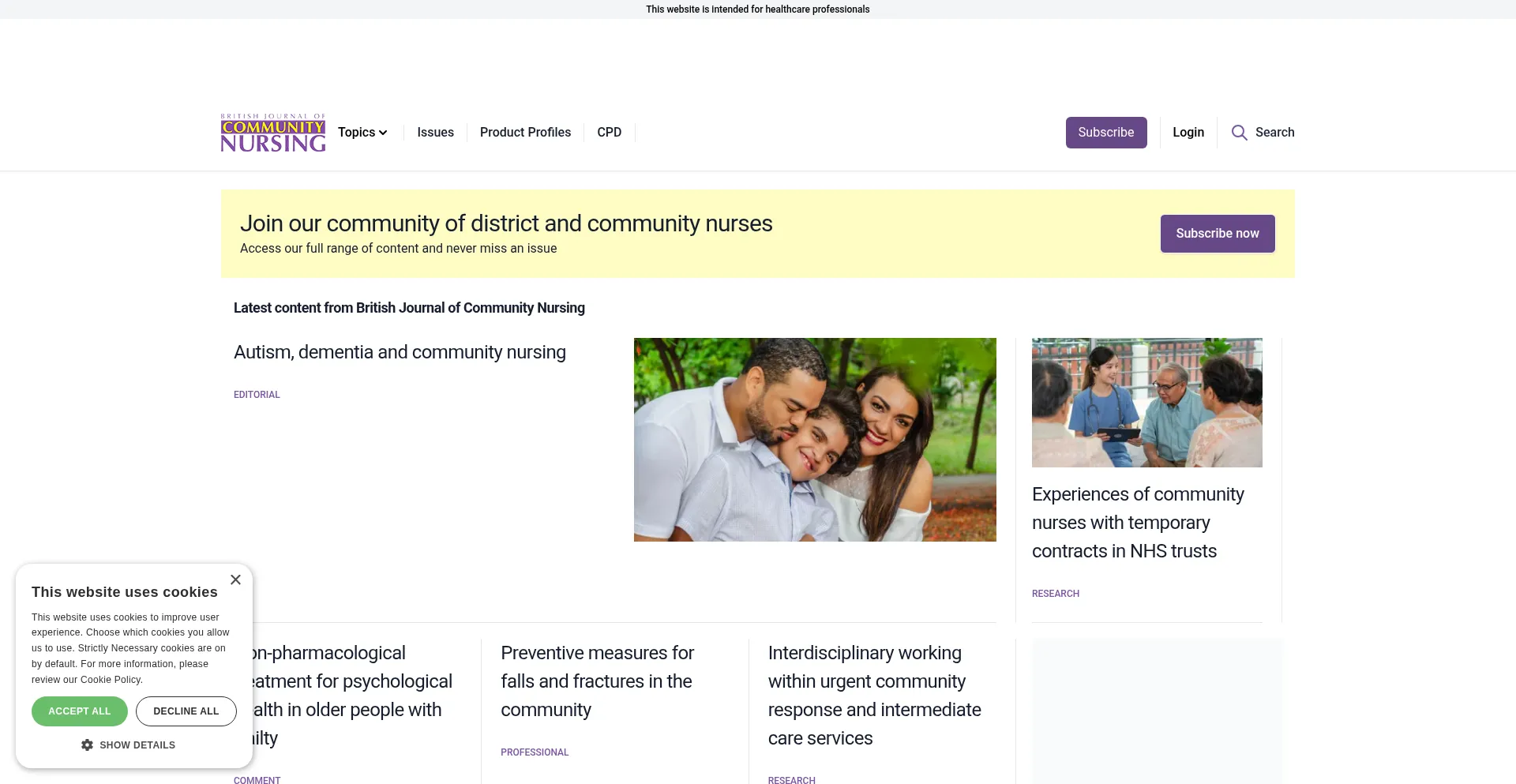 Britishjournalofcommunitynursing.com