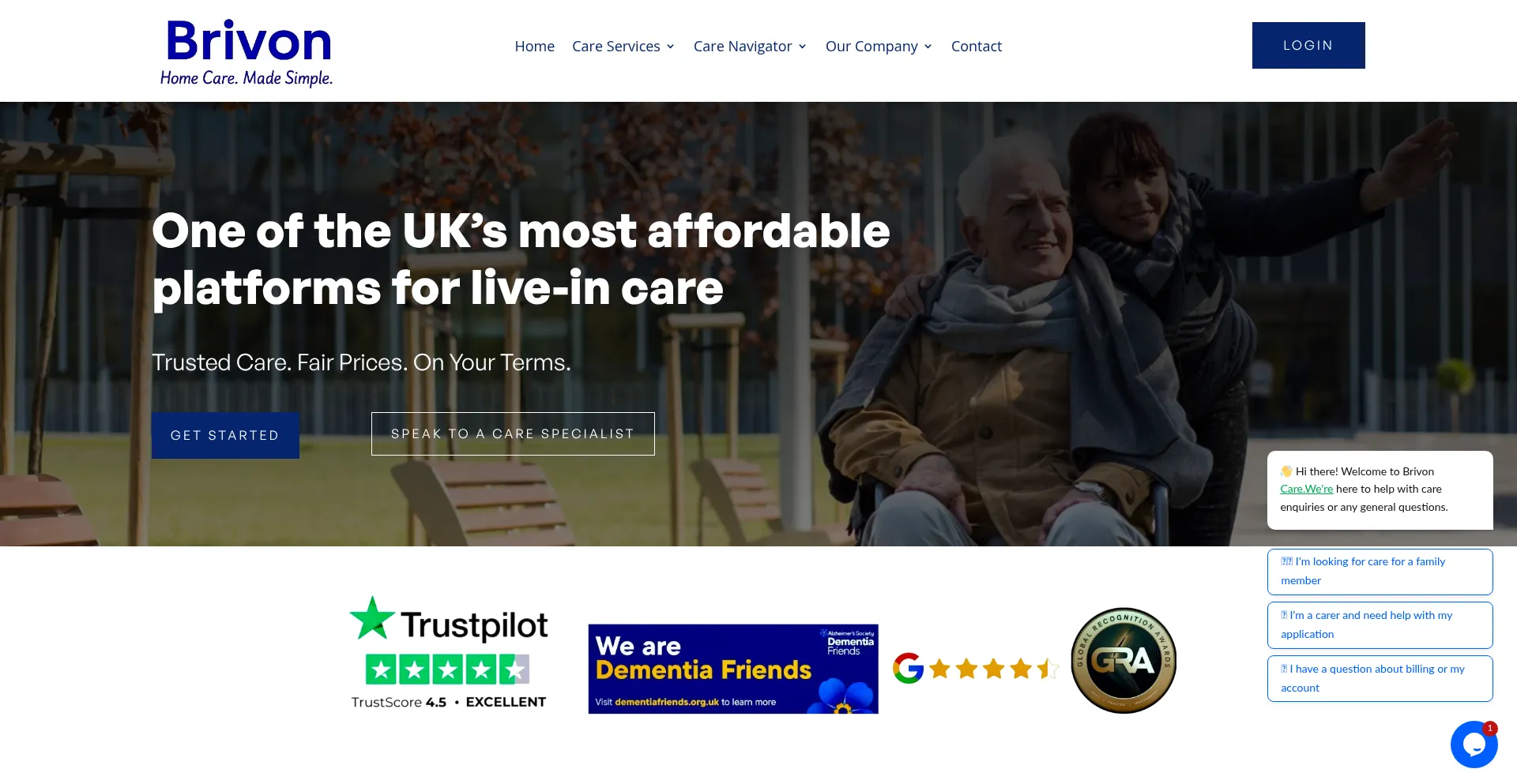 Brivoncare.co.uk