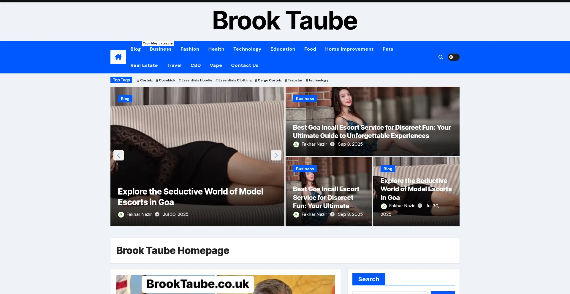 Brooktaube.co.uk Screenshot