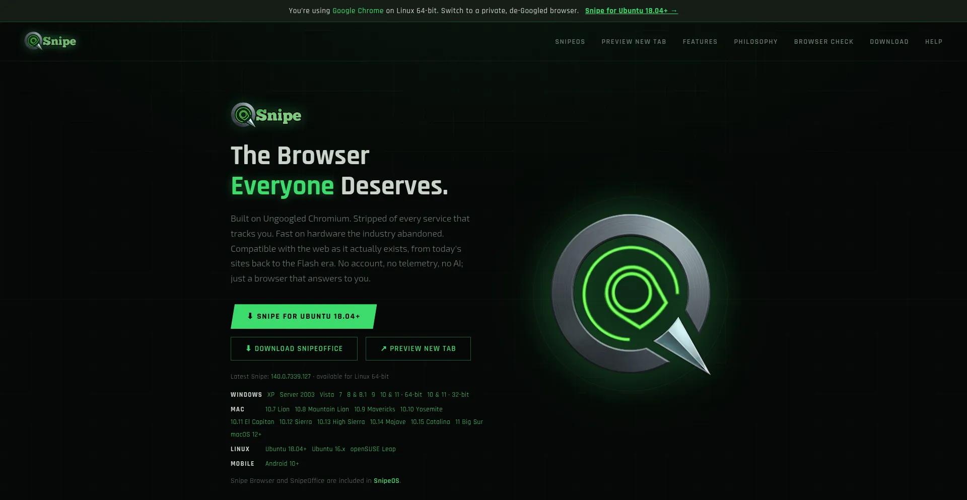 Browser.snipeoffice.org