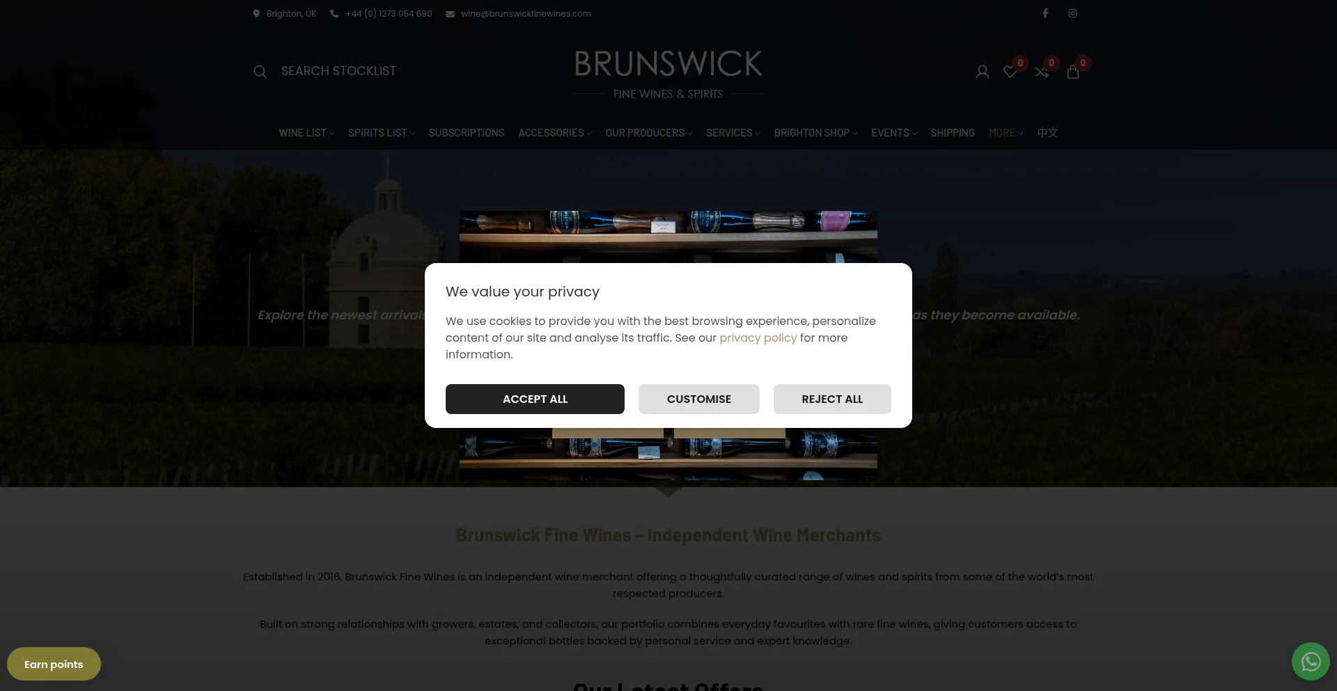 Brunswickfinewines.com