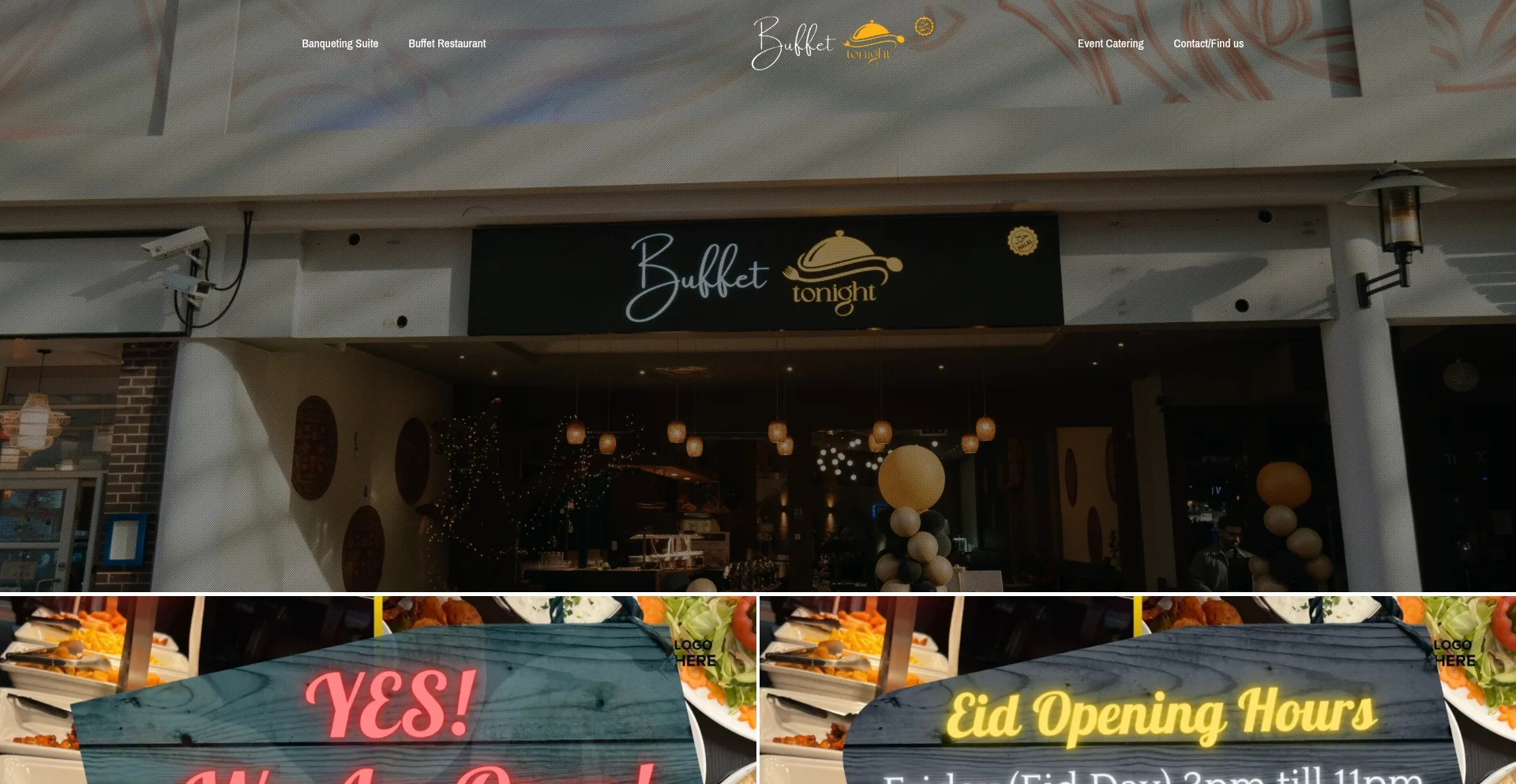 Website screenshot of Buffettonight.co.uk