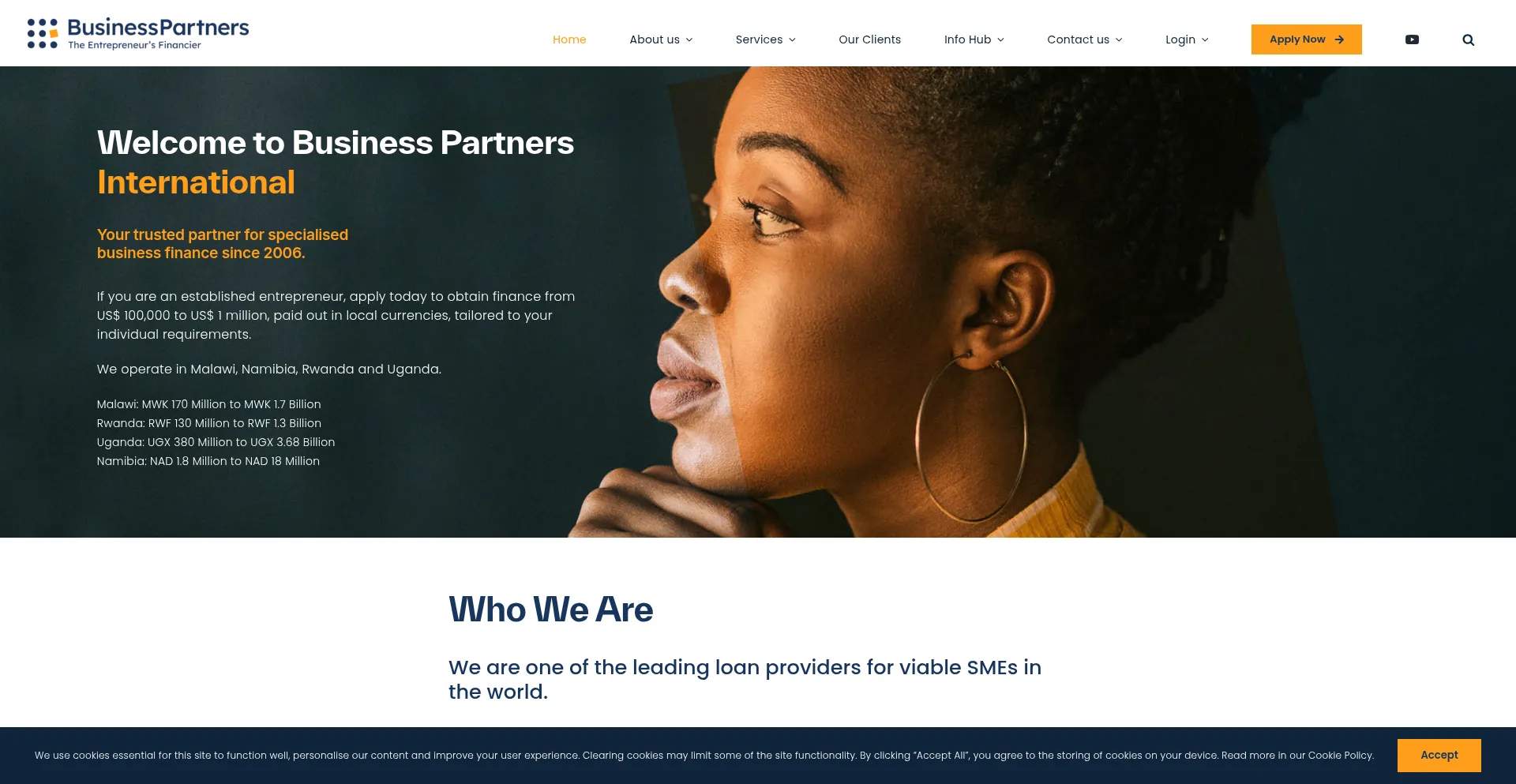 Ist Businesspartners.africa sicher und vertrauenswürdig?