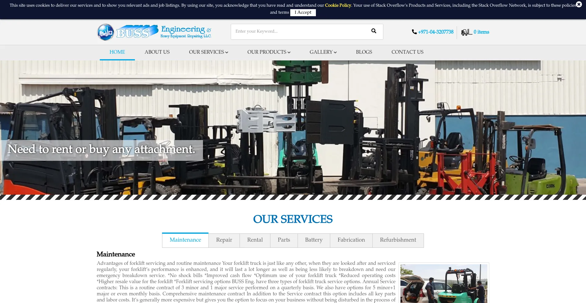 Busseng.com Screenshot