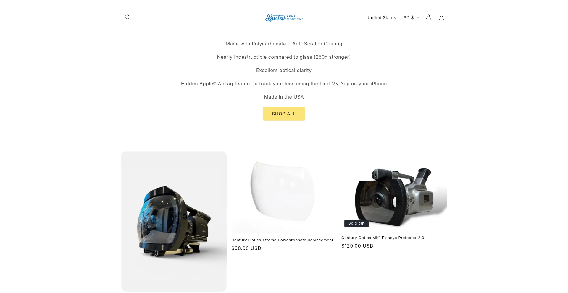 Bustedlensprotectors.com