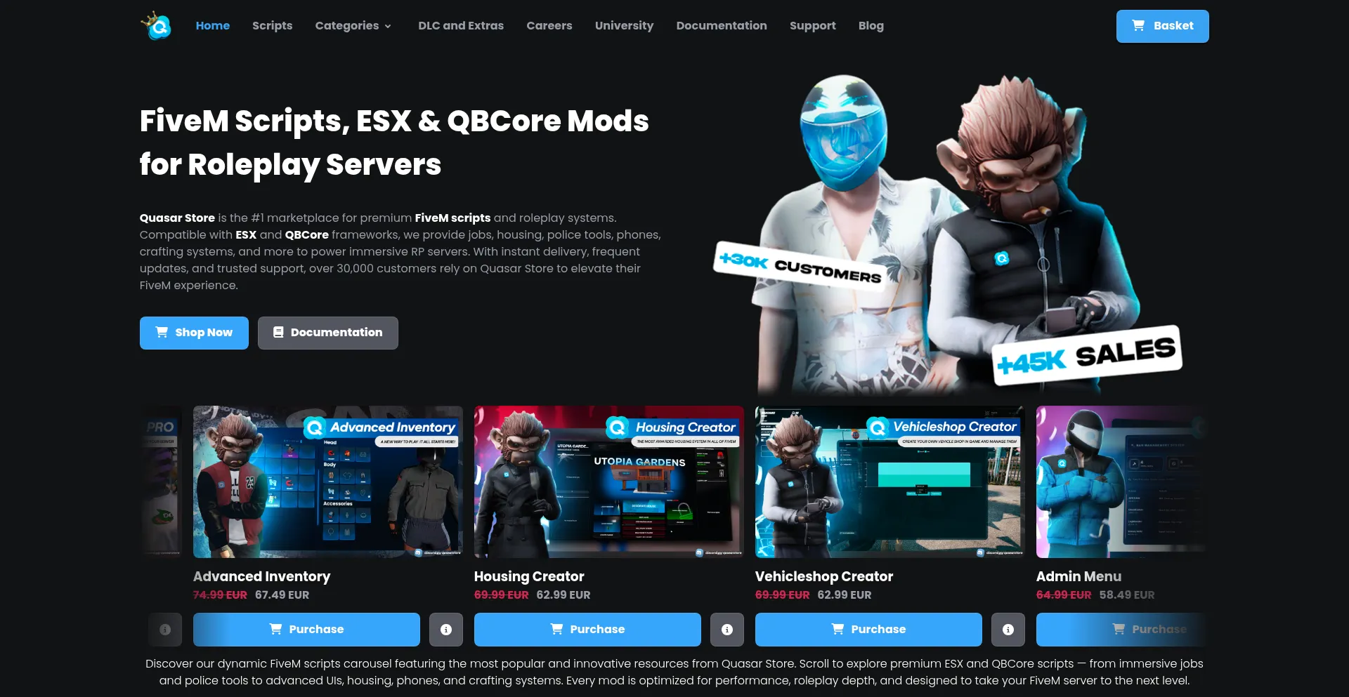 Buy.quasar-store.com Screenshot
