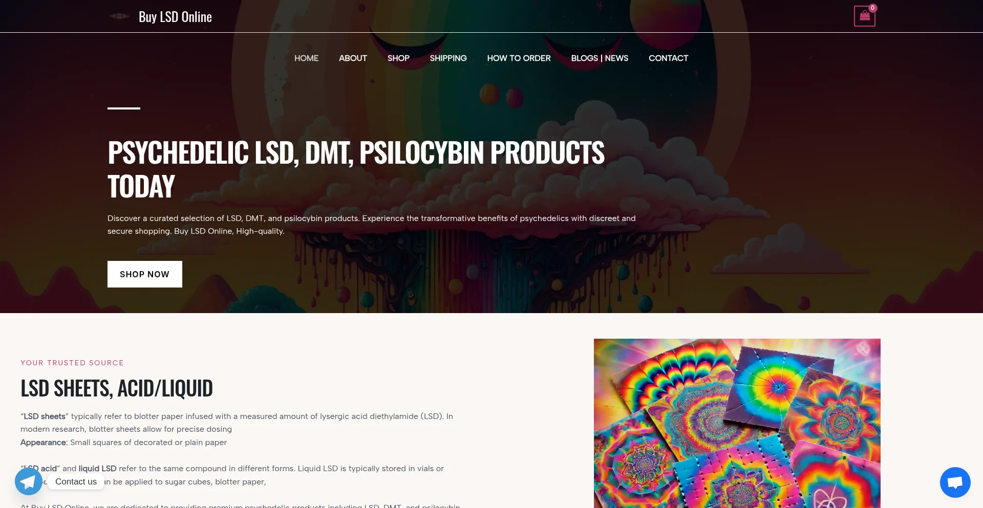 Website screenshot of Buylsdonline.io