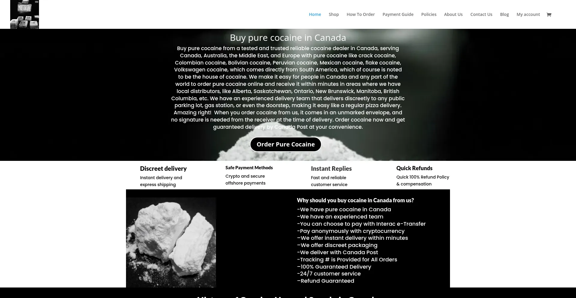 Buypurecocaineincanada.com