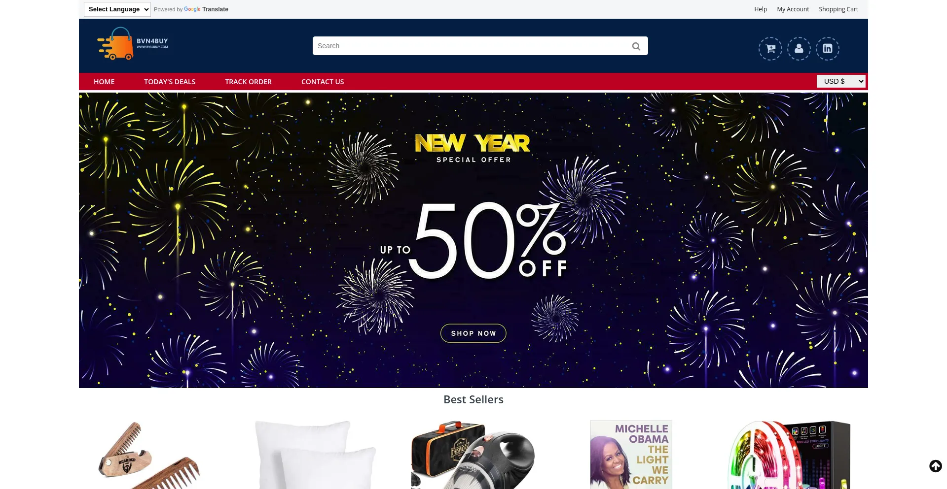 Website screenshot of Bvn4buy.com