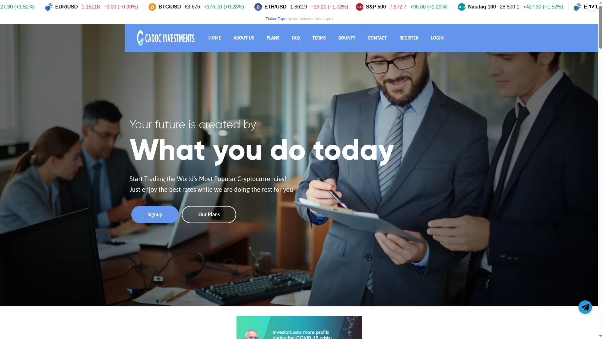Cadocinvestments.pro