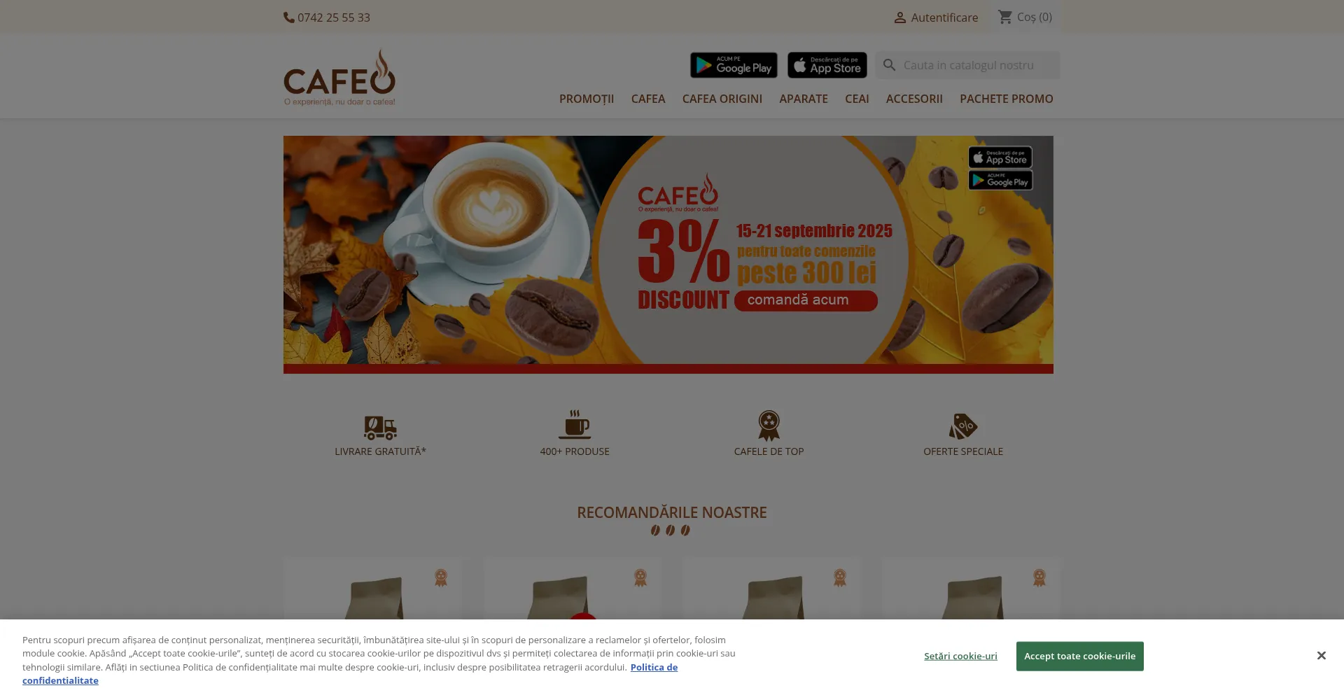 Cafeo.ro Screenshot