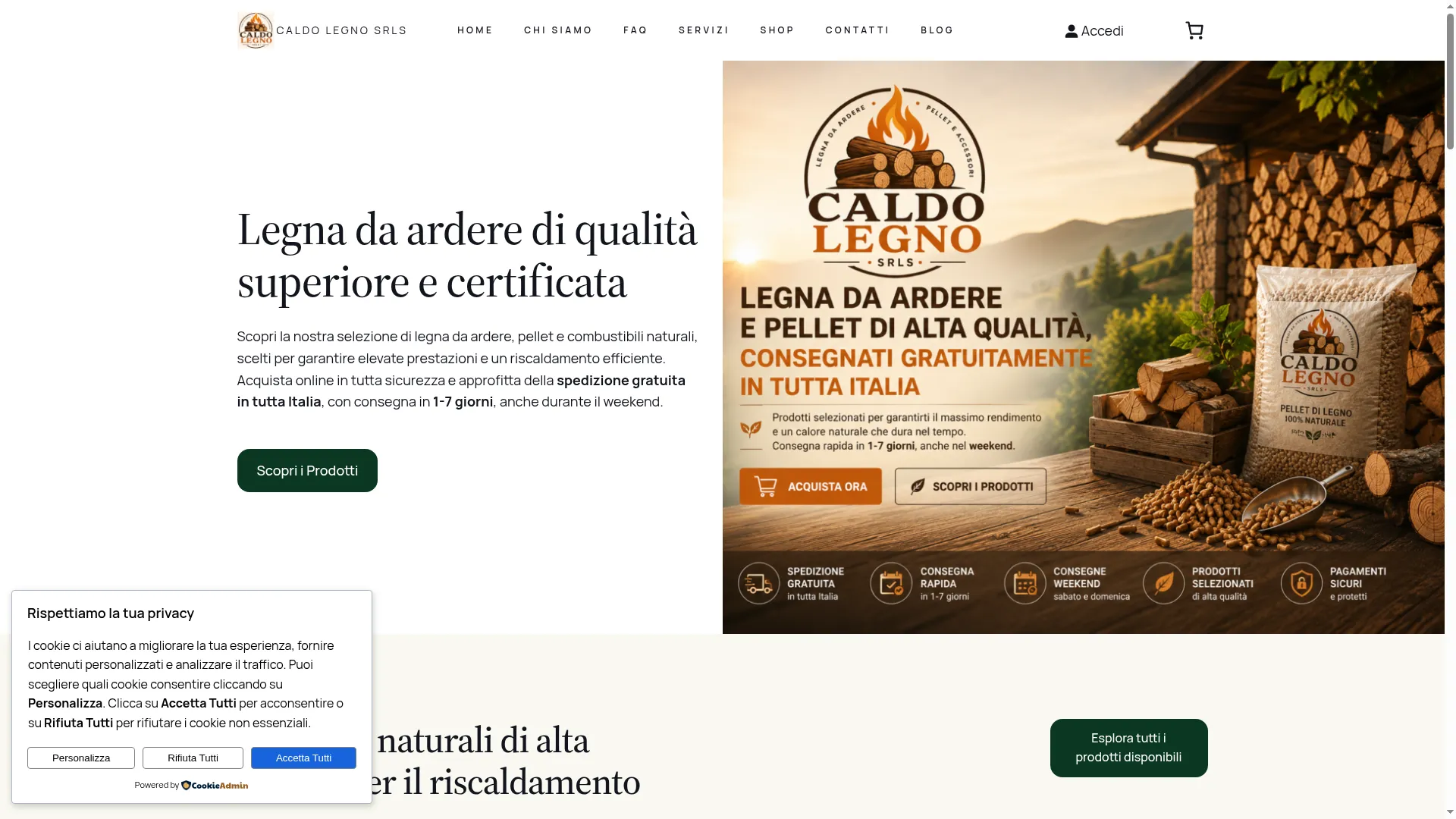 Caldo-legno.com