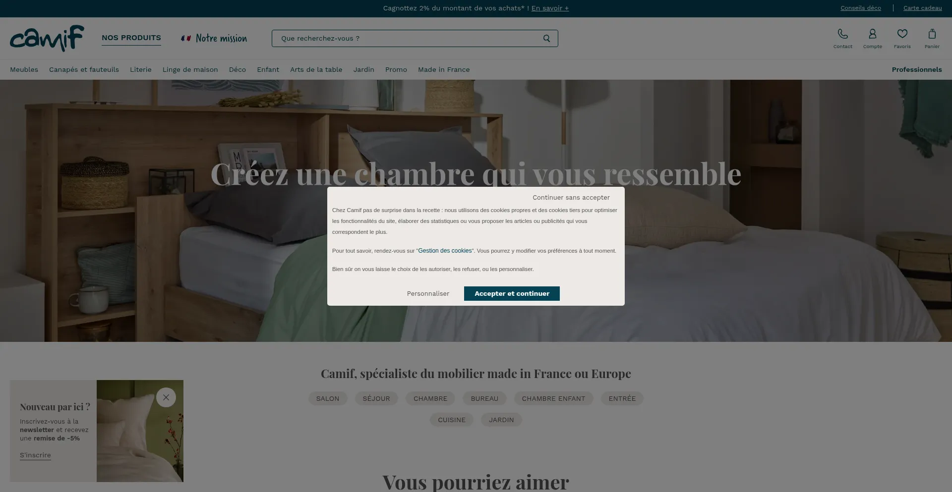 Ist Camif.fr sicher und vertrauenswürdig?
