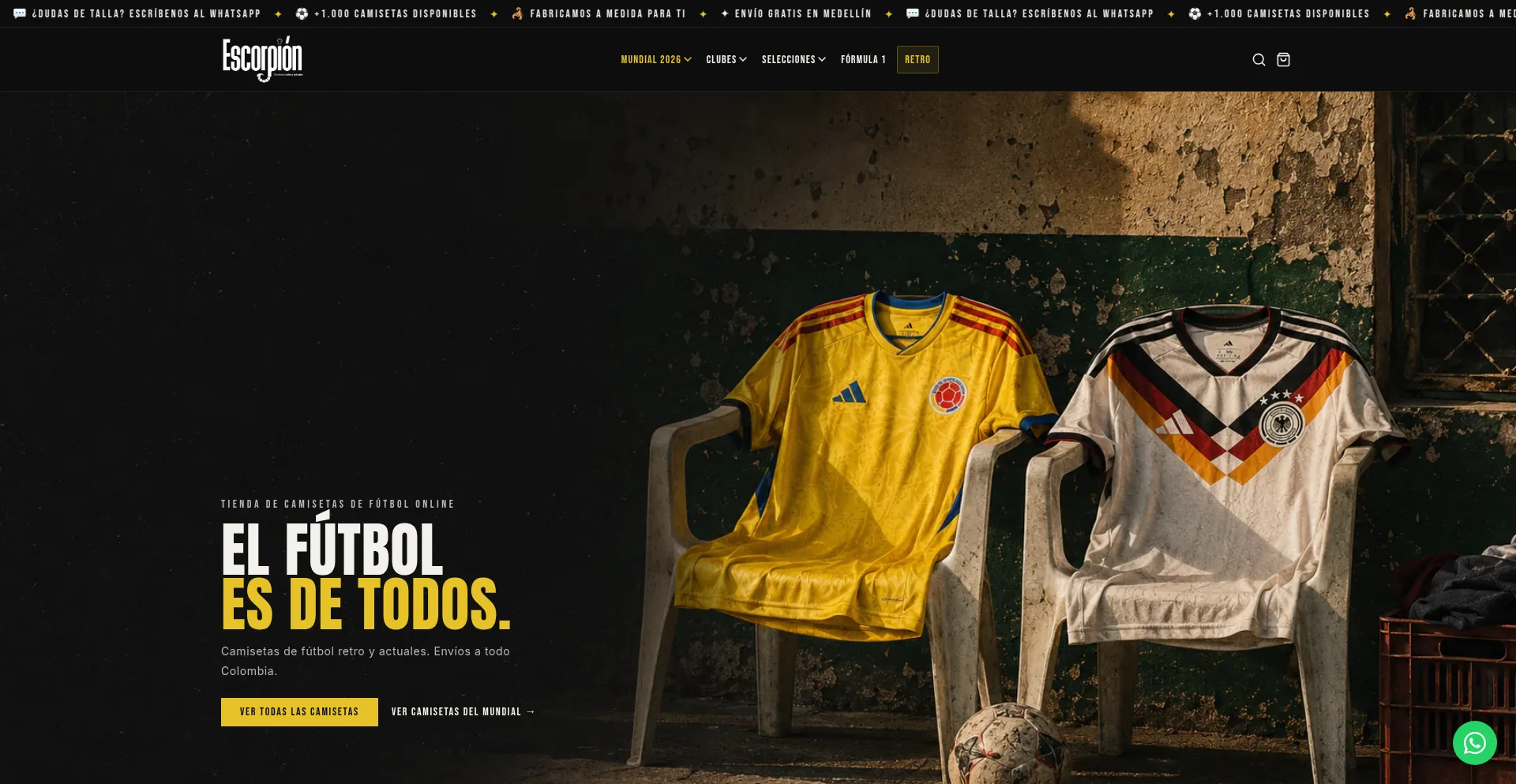 Camisetasdefutbol.com.co