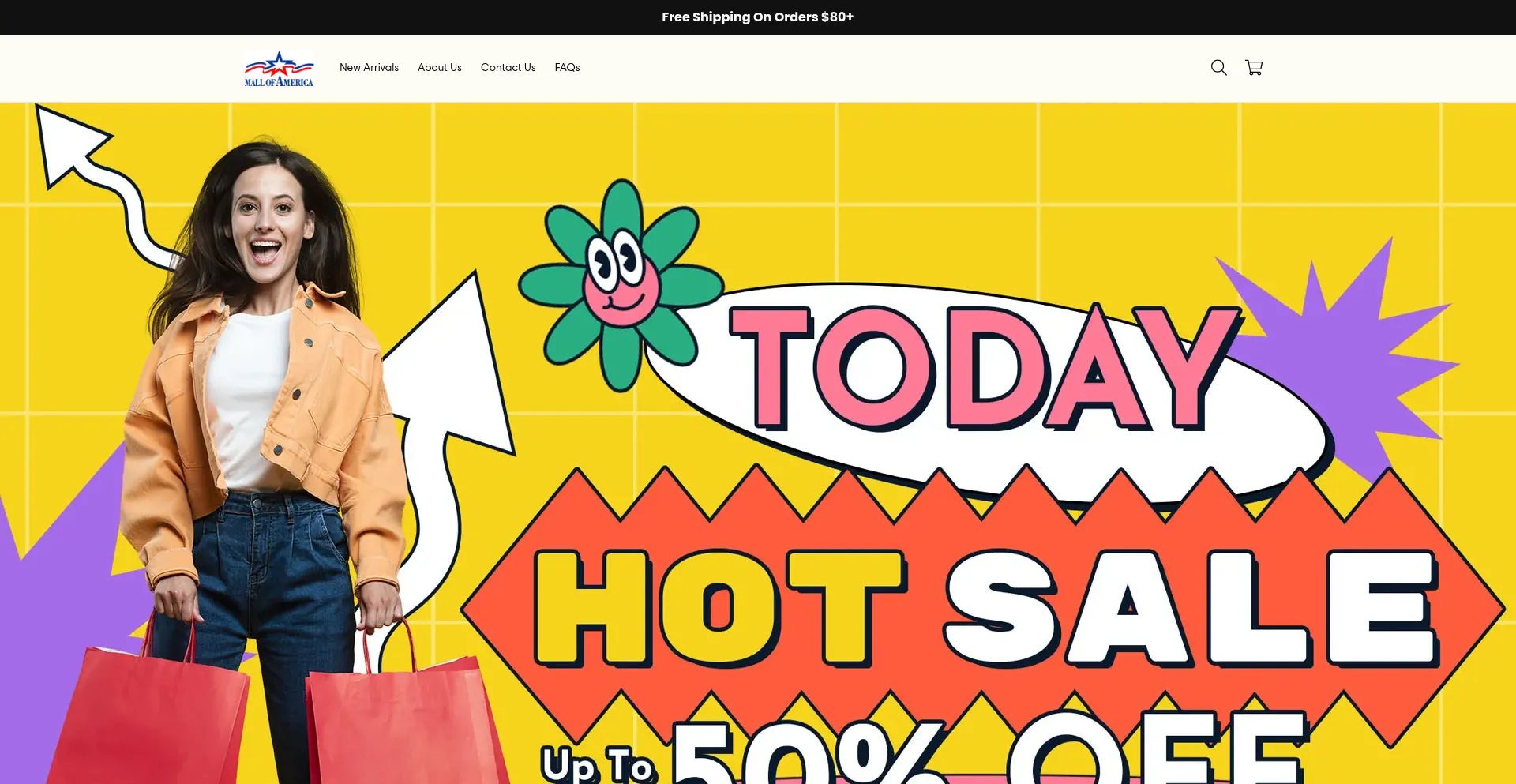 Website screenshot of Canavasshop.com