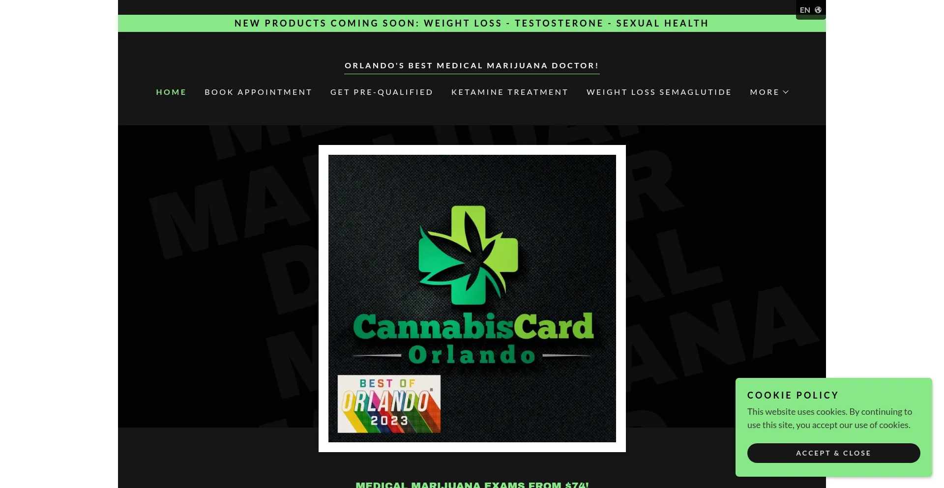 Ist Cannabiscardorlando.com sicher und vertrauenswürdig?