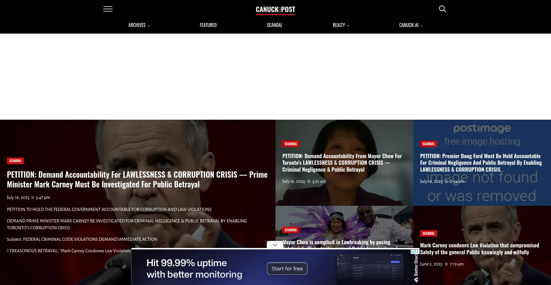 Canuckpost.com Screenshot