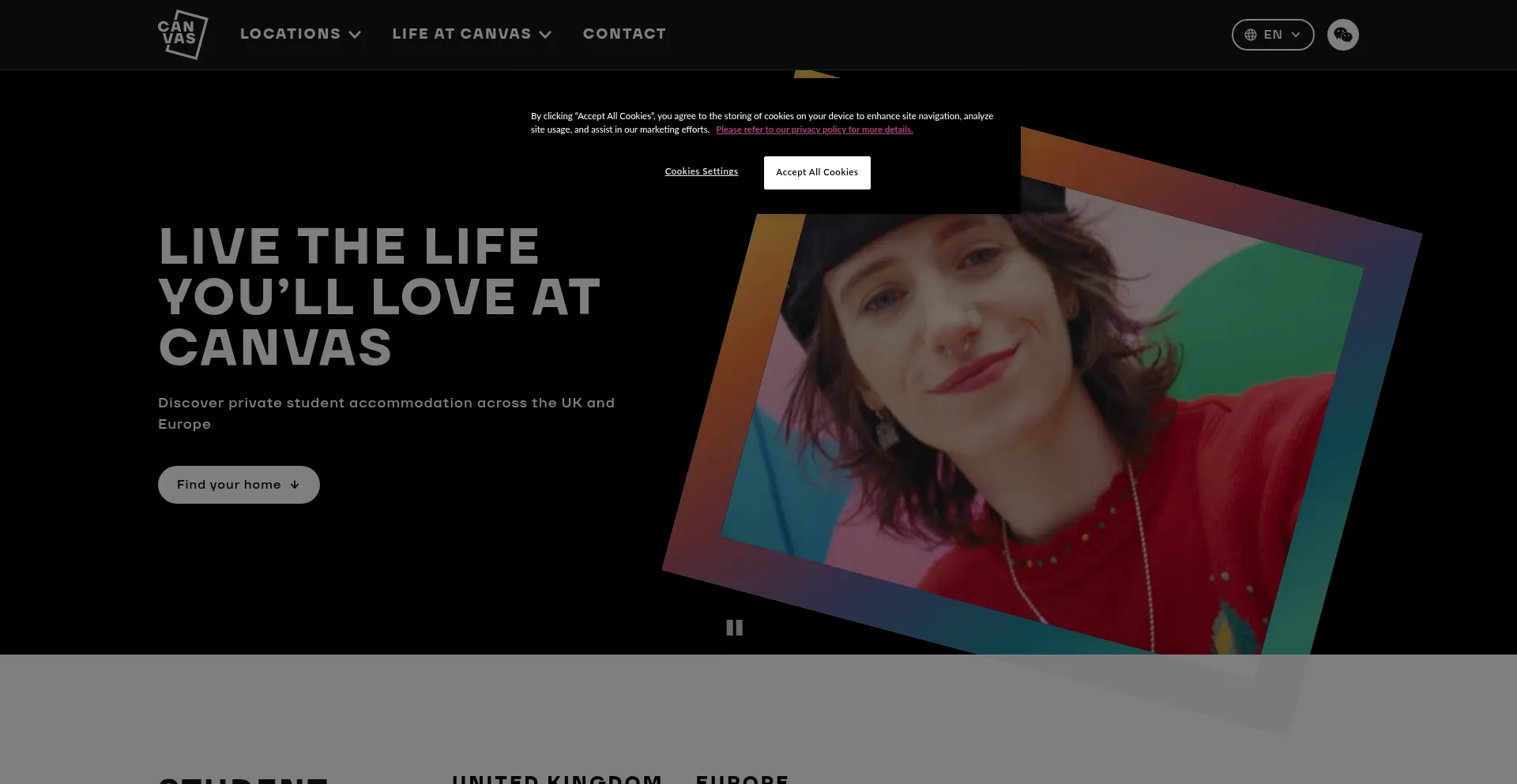 Canvas-student.com Screenshot