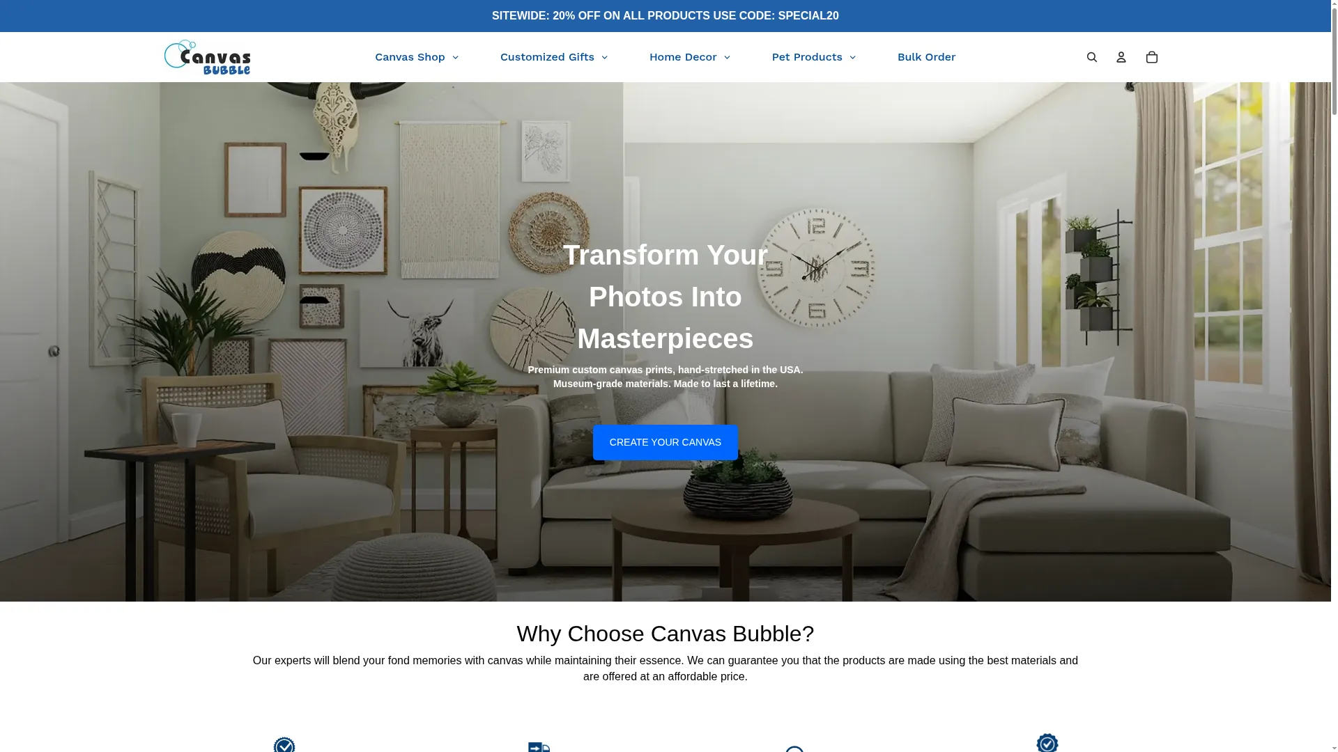 Canvasbubble.com